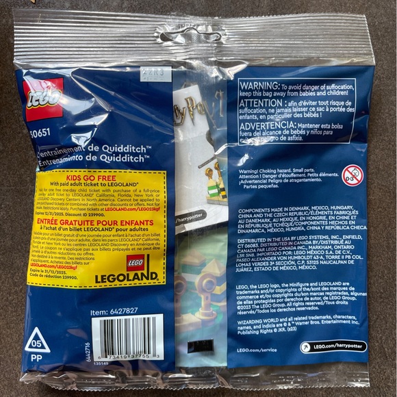 Lego 30651 Harry Potter Quidditch Practice 55 Pieces New Gift Stocking Stuffer - Picture 4 of 5